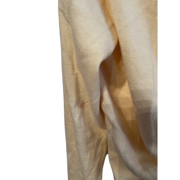 Gap Yellow Cropped Cardigan Sweater Women's Size M Top - Picture 8 of 8